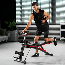 Лавка тренувальна Hop-Sport HS-1035 із партою Скотта - мініатюра 12