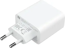 Блок живлення Xiaomi Mi 33 W Wall Charger 2 виходи (Type-A+Type-C) швидкий зарядний адаптер - мініатюра 2