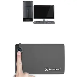 Зовнішня кишеня для HDD/SSD Transcend StoreJet 25CK3 2.5` SATA to USB 3.0 Rubber (TS0GSJ25CK3) [69861] - мініатюра 5
