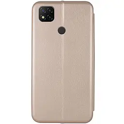 Шкіряний чохол-книжка Classy для Xiaomi Redmi 9C / 10A Золотий - мініатюра 2