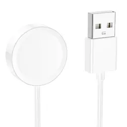 Зарядний USB кабель для Smart Watch Hoco Y21 0.6 м White