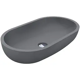 Умивальник Miraggio Mark 625 mirastone gray 0002691, Сірий
