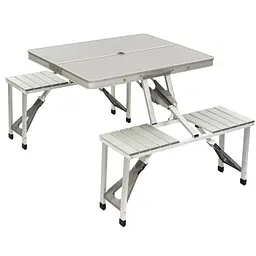 Складний стіл Bo-Camp Picnic Aluminium (1404579), Сріблястий