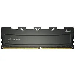 Модуль пам'яті для комп'ютера DDR4 16GB 3200 MHz Black Kudos eXceleram (EKBLACK4163216X) - мініатюра 2