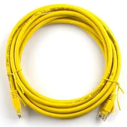 Патч-корд Ritar 10 м, RJ-45, Cat.5e, CU, мідь, жовтий (03008)