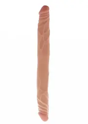 Двосторонній фалоімітатор Get Real Double Dong 14 Inch 35.5 см тілесний - мініатюра 2