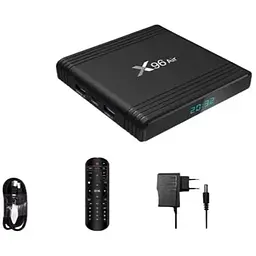 Потужна приставка X96 Аirо Smart TV Box оснащена високопродуктивним процесором Amlogic S905X3 з відеокартою Mali G31 MP2 4/32 чорна (Air4/32 _1768) - мініатюра 7