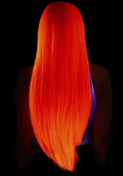 Перука Leg Avenue Long straight center part wig neon 33″ pink - мініатюра 4