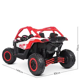 Дитячий електромобіль Bambi Джип M 4920EBLR-3 до 50 кг - мініатюра 4