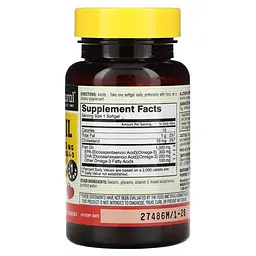 Жирні кислоти Mason Natural Fish Oil 1000 mg Omega-3 600 mg, 30 капсул - мініатюра 2
