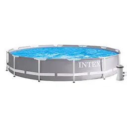 Басейн каркасний круглий Intex 26712, 366х76 см, 6503 л, фільтр-насос