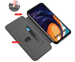 Чехол-книжка Primolux Besus для Samsung Galaxy A60 (SMA606) Black - мініатюра 3