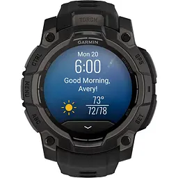 Смарт-годинник Garmin Instinct 3 AMOLED 45mm Black with Black Band [010-02936-00] [125556] - мініатюра 2