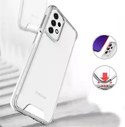 Чохол-накладка BeCover Space Case для Samsung Galaxy A23 SM-A235 Transparancy (707805) - мініатюра 5