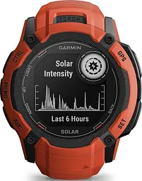 Смарт-годинник Garmin Instinct 2X Solar Flame Red (010-02805-11/01) - мініатюра 6