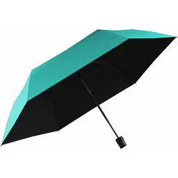 Парасоля Knirps U.200 Ultra Light Duomatic Turquoise Black UV Coating (Kn95-2200-1340) - мініатюра 2