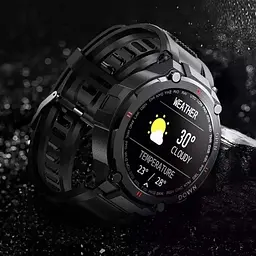 Чоловічий розумний смарт-годинник Lemfo K22 Smart Extreme Ultra Black - мініатюра 6