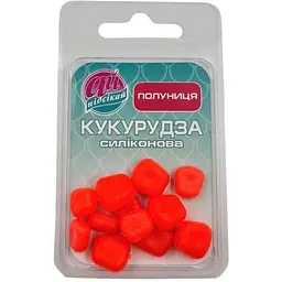 Плаваюча силіконова кукурудза АЙ ПОДСЕКАЙ полуниця (12шт/уп)