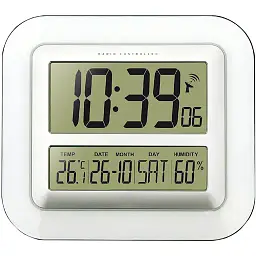 Годинник настінний Technoline WS8006 Silver (WS8006)