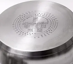 Набір кухонного посуду Mystery 6 сталевих каструль з кришками Kamille Ø14х10,5см, Ø16х10,5 см, Ø18х11,5 см, Ø20х12,5 см, Ø22х13,5 см, Ø24х14,5 см kuh0007552 - мініатюра 4