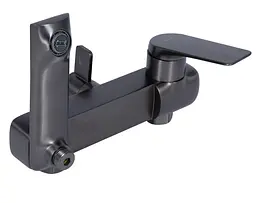 Душова система універсальна Qtap Vlasta New Gunmetal Black PVD з виливом QTVLA111GMB45651 - мініатюра 10