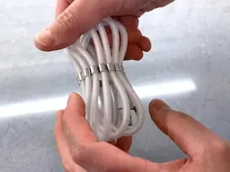 Кабель SuperCalla Lightning на магнітах White (vol-773) - мініатюра 8