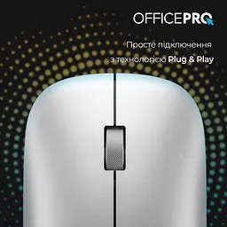 Миша OfficePro M225S Silent Click Wireless Silver [144298] - мініатюра 5