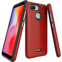 Чохол-накладка Toto Triangle TPU+PC Case Xiaomi Redmi 6/6A Red - мініатюра 2