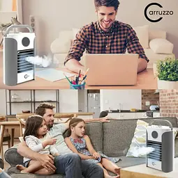 Охолоджувач повітря Bluetooth колонка 3в1 акумуляторний 2000mAh Carruzzo Q95D - мініатюра 8