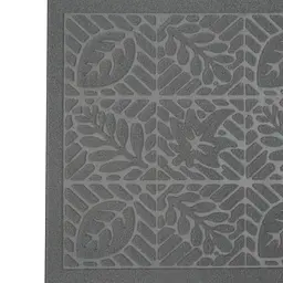 Килимок придверний Eco Fabric Листя без кромки сірий 45 х 75 см (4575-005) - мініатюра 6