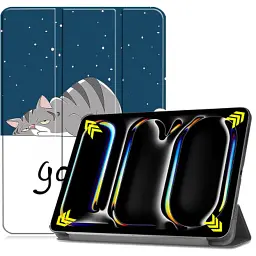 Чохол до планшета BeCover Smart Case Apple iPad Pro 11" M4 2024 Good Night (711636) - мініатюра 2