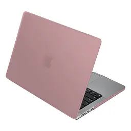 Чохол-накладка для MacBook Air 15,3 M5/M4/M3/M2, рожевий, Matte Shell, матовий, пластиковий, захисний аксесуар для ноутбука, протиударний, з вентиляцією та доступом до портів, для макбука, ArmorStandart (ARM80473)