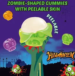 Желейні цукерки Amos Peelerz Peelable Gummy Zombie 65г - мініатюра 3