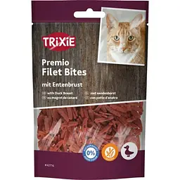 Ласощі для кішок Trixie PREMIO Duck Filet Bites качка 50 г - мініатюра 2
