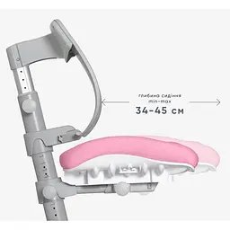 Дитяче крісло Mealux Ergoback Pink KP (Y-1020 PN)  - мініатюра 5