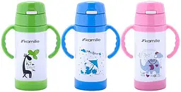 Термос дитячий "Зоопарк" із двома ручками Kamille в. 19 см kuh0009278