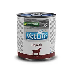 Вологий корм Farmina Vet Life Hepatic для собак: дієтичне харчування при хронічній печінковій недостатності, 300 г