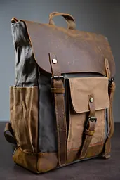 Шкіряний рюкзак Vintage 40х43х12 см sum0026525 - мініатюра 2