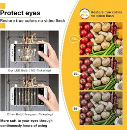 LED лампа Genixgreen E14 6.5 Вт 2700K, філаментна свічка, димована, комплект 6 шт - мініатюра 4