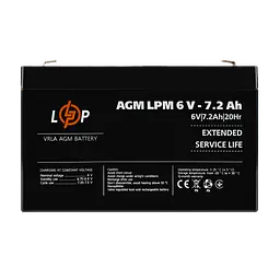 Акумулятор AGM LPM 6V - 7.2 Ah