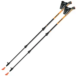 Палиці для скандинавської ходьби Gabel Carbon XT 3S-100 Чорний-Помаранчевий