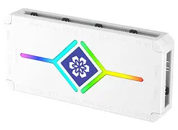 Контролер Coolmoon PWM ARGB controller (H9 WHITE) White - мініатюра 4