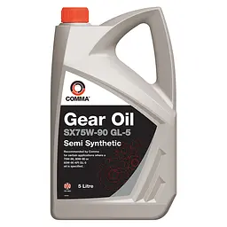 Трансмісійне масло Comma SX75W-90 GEAR OIL GL5 5л(SX5L)