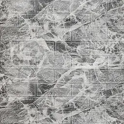 Самоклеюча 3D панель Sticker Wall під чорний мармур у рулоні 3080x700x3мм R061-3 SW-00001395 - мініатюра 2
