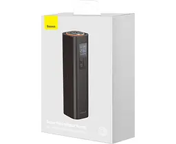 Автомобільний насос Baseus Super Mini Inflator Pump Black (CRCQ000001) - мініатюра 2