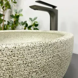 Умивальник VBI Corridonia beige stone matt накладний VBI-016100 - мініатюра 6