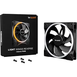 Вентилятор Be quiet! Light Wings 140mm PWM Reverse Black (BL134) - мініатюра 4