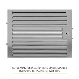 Витяжка декоративна Т-подібна WEILOR MIST WTX 68 INOX - мініатюра 10