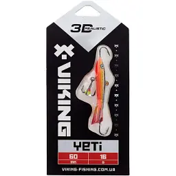 Балансир Viking Fishing Yeti Ice Jig 60mm 16.0g #10 Golden Dark - мініатюра 2
