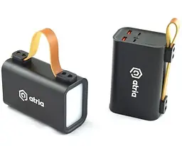 Павербанк Atria Black-orange 60 000 mAh / 100 Вт (WPD-101) - мініатюра 3
